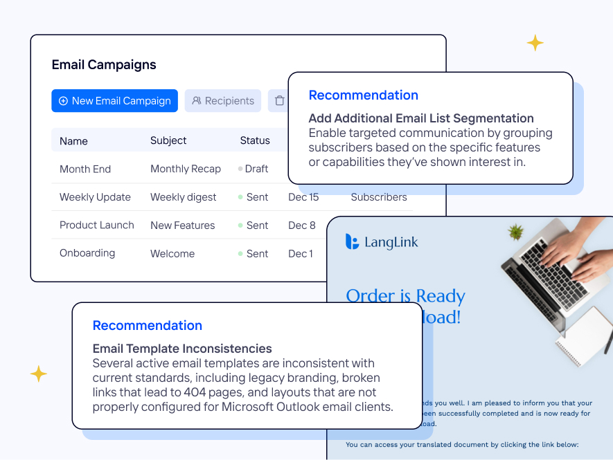 A preview of the Convey's Email Marketing Audit Report